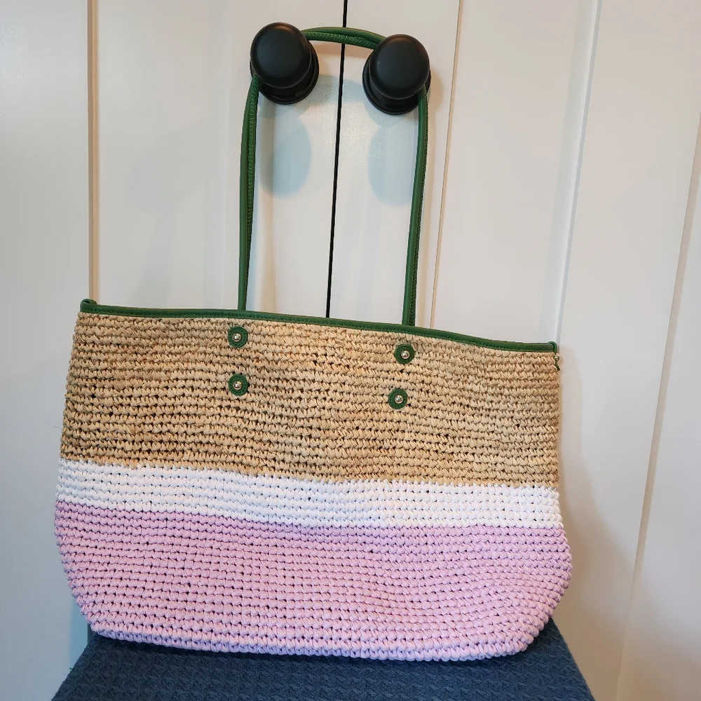 Kate Spade NWOT Striped Tote - Picture 2 of 5